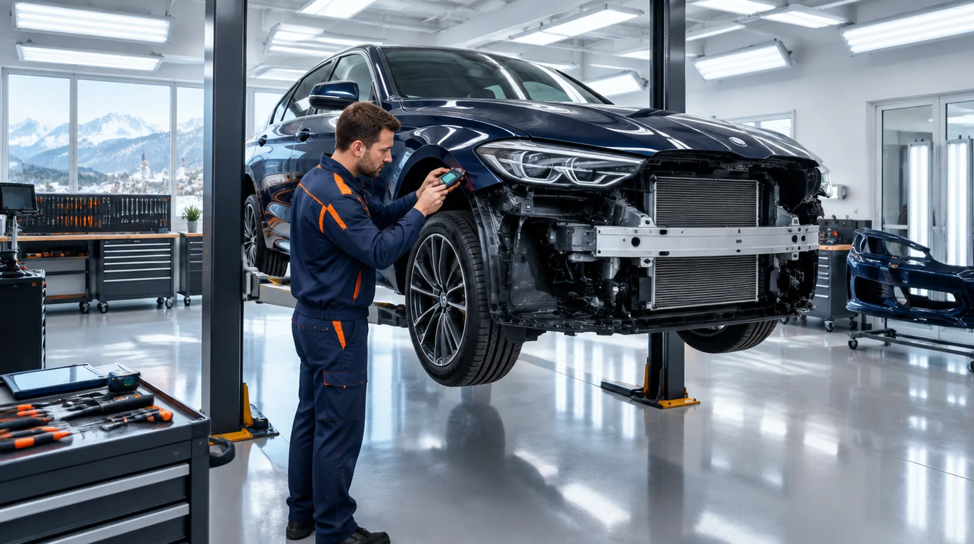 Unfallreparatur in der Werkstatt von Vital Cars in Tribuswinkel